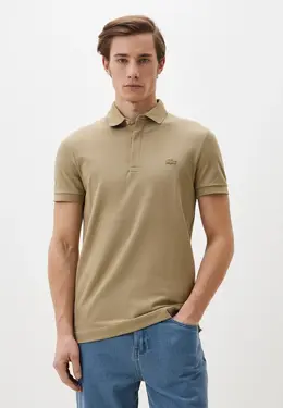 Lacoste: Зелёное поло 