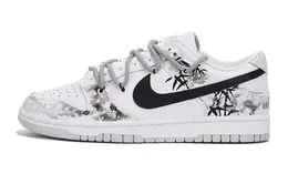 Nike: Белые кеды  Dunk Low