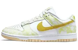 Nike: Жёлтые кеды  Dunk Low