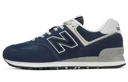 New Balance: Синие кроссовки  574