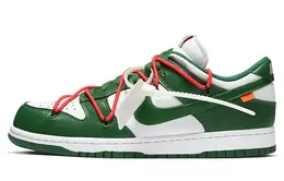 Nike: Белые кеды  Dunk Low