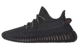 adidas: Чёрные кроссовки  Yeezy Boost 350 v2 Black