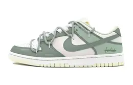 Nike: Белые кеды  Dunk Low