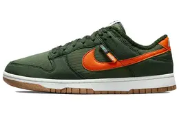 Nike: Зелёные кеды  Dunk Low Retro