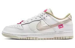 Nike: Белые кеды  Dunk Low