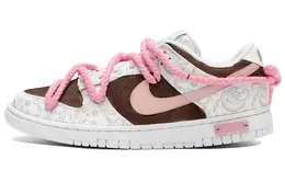 Nike: Белые кеды  Dunk Low