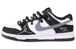 Nike: Белые кеды  Dunk Low