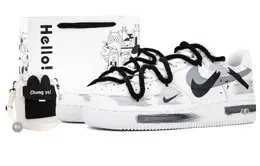 Nike: Белые кеды  Air Force 1