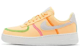 Nike: Оранжевые кеды  Air Force 1