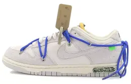 Nike: Белые кеды  Dunk Low