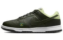 Nike: Кеды  Dunk Low цвета хаки