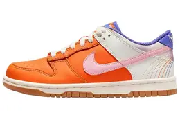 Nike: Оранжевые кеды  Dunk Low