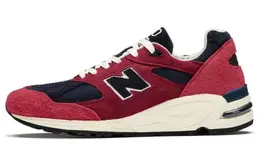 New Balance: Бордовые кроссовки  990