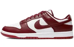 Nike: Красные кеды  Dunk Low Retro