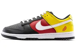 Nike: Чёрные кеды  Dunk Low Retro