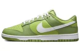 Nike: Зелёные кеды  Dunk Low Retro