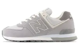 New Balance: Серые кроссовки  574