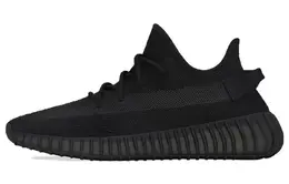 adidas: Чёрные кроссовки  Yeezy Boost 350 v2