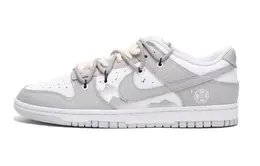 Nike: Белые кеды  Dunk Low