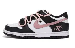 Nike: Белые кеды  Dunk Low