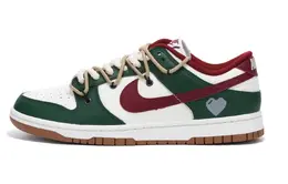 Nike: Белые кеды  Dunk Low