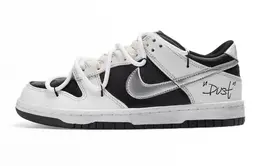 Nike: Белые кеды  Dunk Low