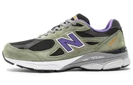 New Balance: Зелёные кроссовки  990