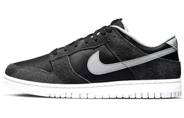 Nike: Чёрные кеды  Dunk Low Retro