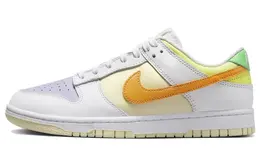 Nike: Белые кеды  Dunk Low