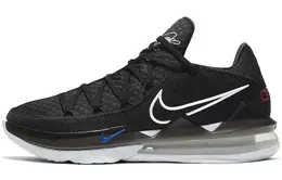 Nike: Чёрные кроссовки  Lebron 17 Low