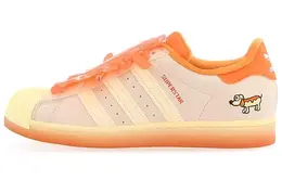 adidas: Оранжевые кеды  Superstar