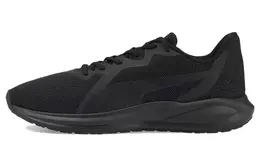 PUMA: Чёрные кроссовки 