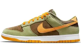 Nike: Зелёные кеды  Dunk Low