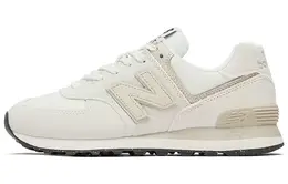 New Balance: Белые кроссовки  574