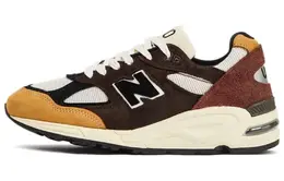 New Balance: Коричневые кроссовки  990