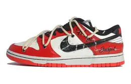 Nike: Белые кеды  Dunk Low