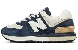 New Balance: Синие кроссовки  574