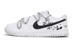 Nike: Белые кеды  Dunk Low