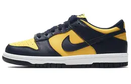 Nike: Синие кеды  Dunk Low Retro