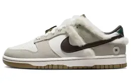 Nike: Серые кеды  Dunk Low