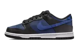 Nike: Синие кеды  Dunk Low