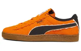 PUMA: Оранжевые кеды  Suede