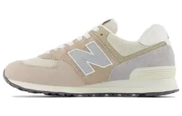 New Balance: Бежевые кроссовки  574