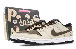 Nike: Бежевые кеды  Dunk Low Retro