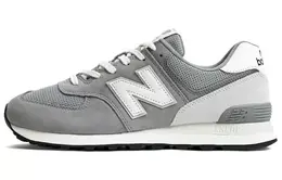 New Balance: Серые кроссовки  574