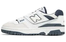 New Balance: Белые кеды  550