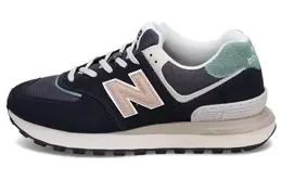 New Balance: Синие кроссовки  574