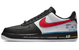 Nike: Чёрные кеды  Air Force 1 Low