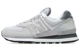 New Balance: Серые кроссовки  574