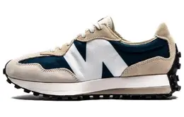 New Balance: Бежевые кроссовки  327